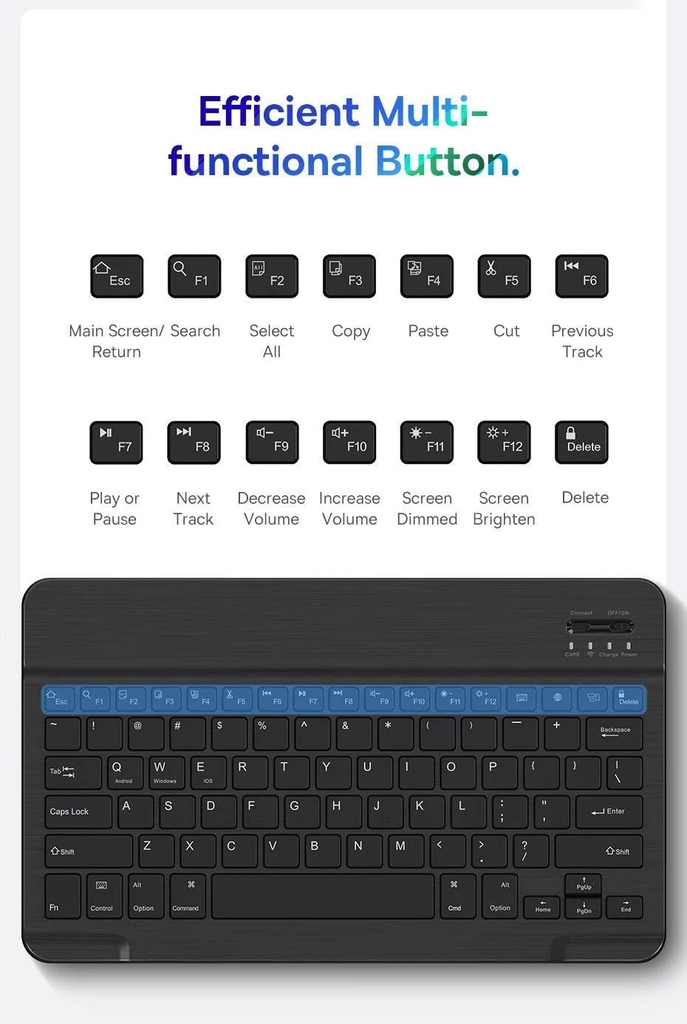 Bao Da iPad Nam Châm Tích Hợp Bàn Phím Baseus Brilliance Detachable Keyboard Case