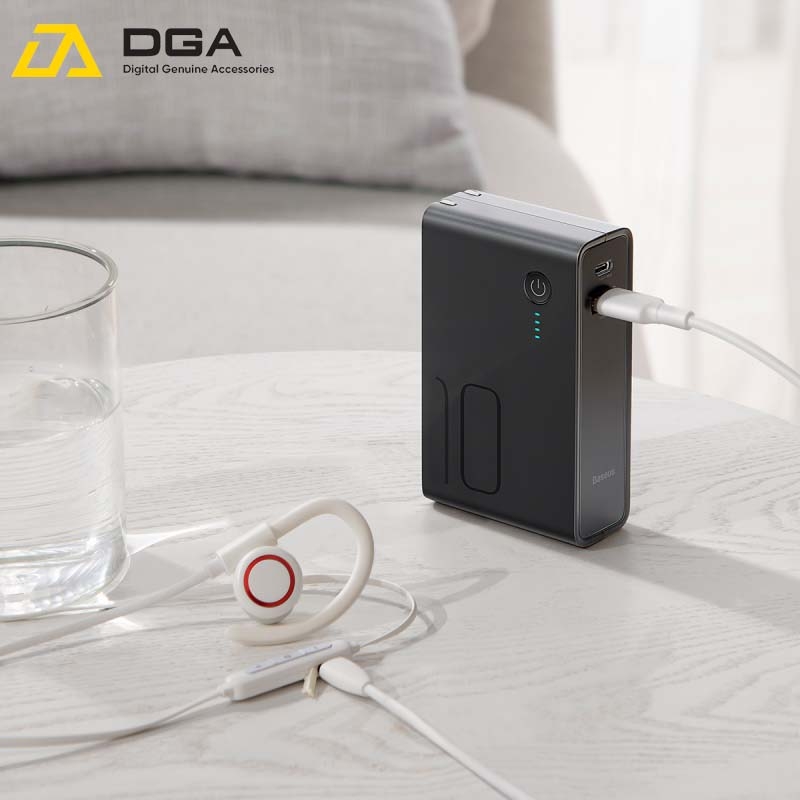 Bộ sạc nhanh tích hợp pin dự phòng 10000mAh Baseus Power Station 2 in 1