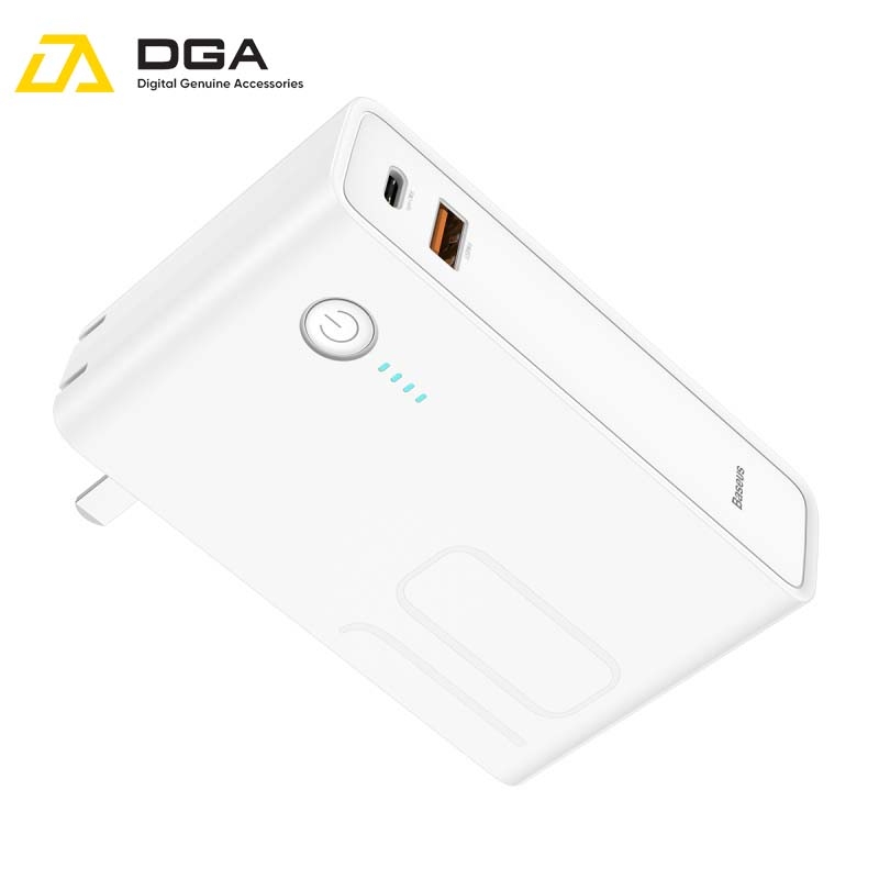 Bộ sạc nhanh tích hợp pin dự phòng 10000mAh Baseus Power Station 2 in 1