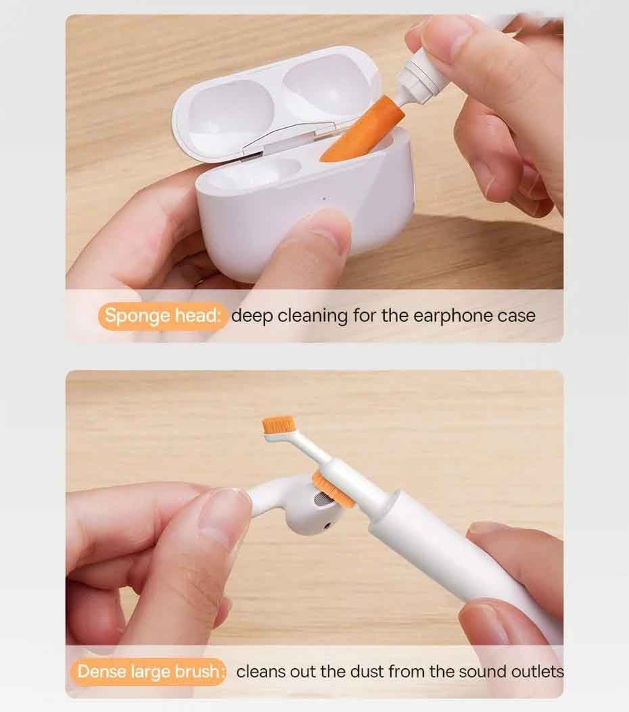 Bộ Vệ Sinh Bàn Chải Đa Năng Baseus Cleaning Brush Làm Sạch Tai Nghe Airpods Điện Thoại Bàn Phím