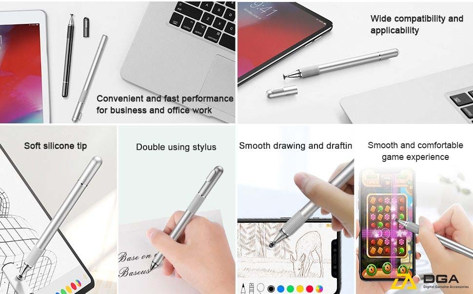 Bút cảm ứng điện dung 2 trong 1 Baseus Golden Cudgel Capacitive Stylus Pen