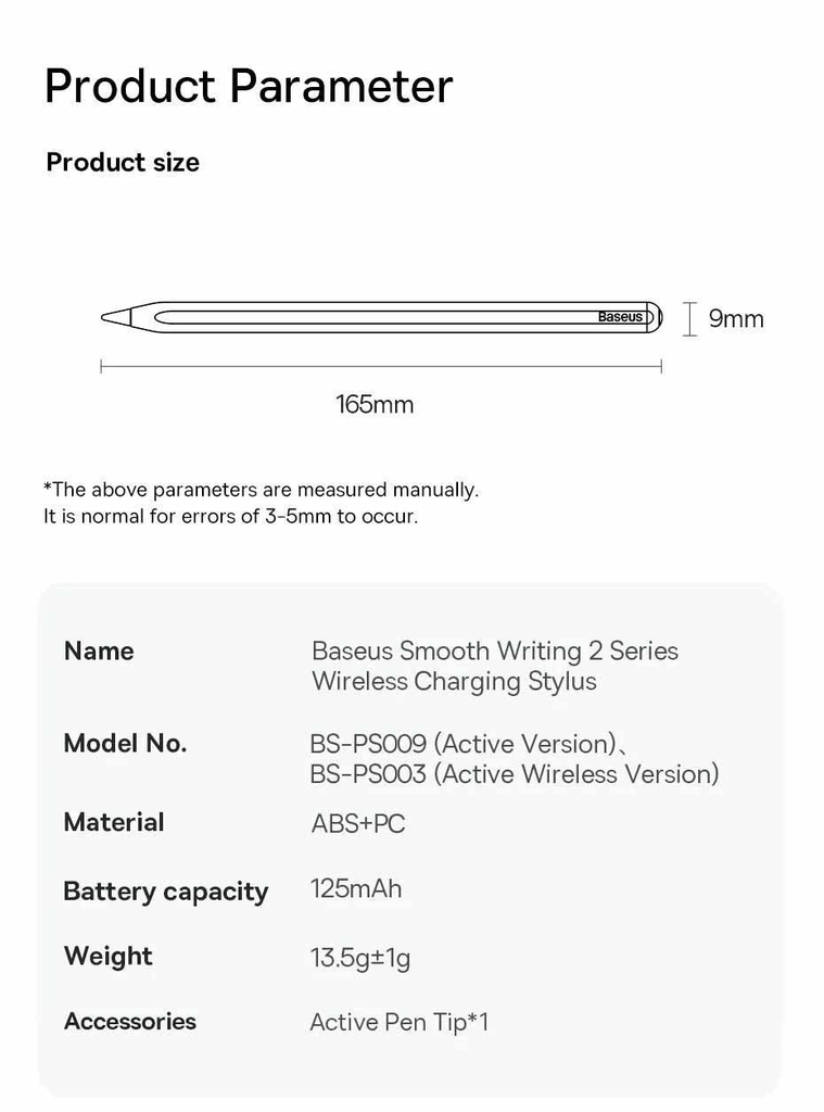 Bút Cảm Ứng Baseus Pencil 2 Pro Smooth Writing Wireless Charging Stylus, Dùng Cho iPad Mini6 Pro Air4, 5