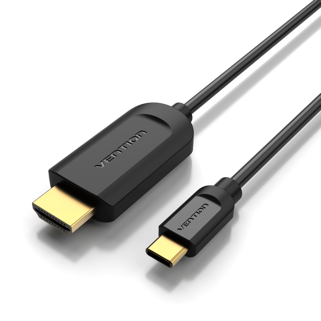 Cáp Chuyển Type-C to HDMI VENTION CGUBH 4K (HDMI 1.4, 2m, 4K@30Hz, Thunderbolt3)