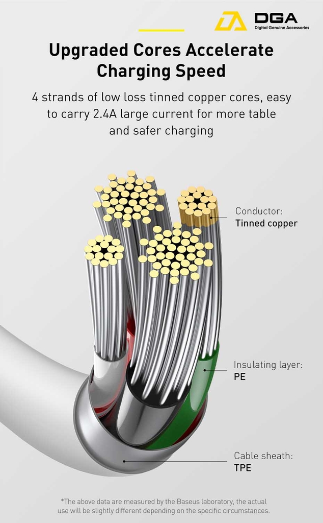 Cáp sạc lightning Baseus Superior Series Fast Charging Data Cable cho iPhone/ iPad