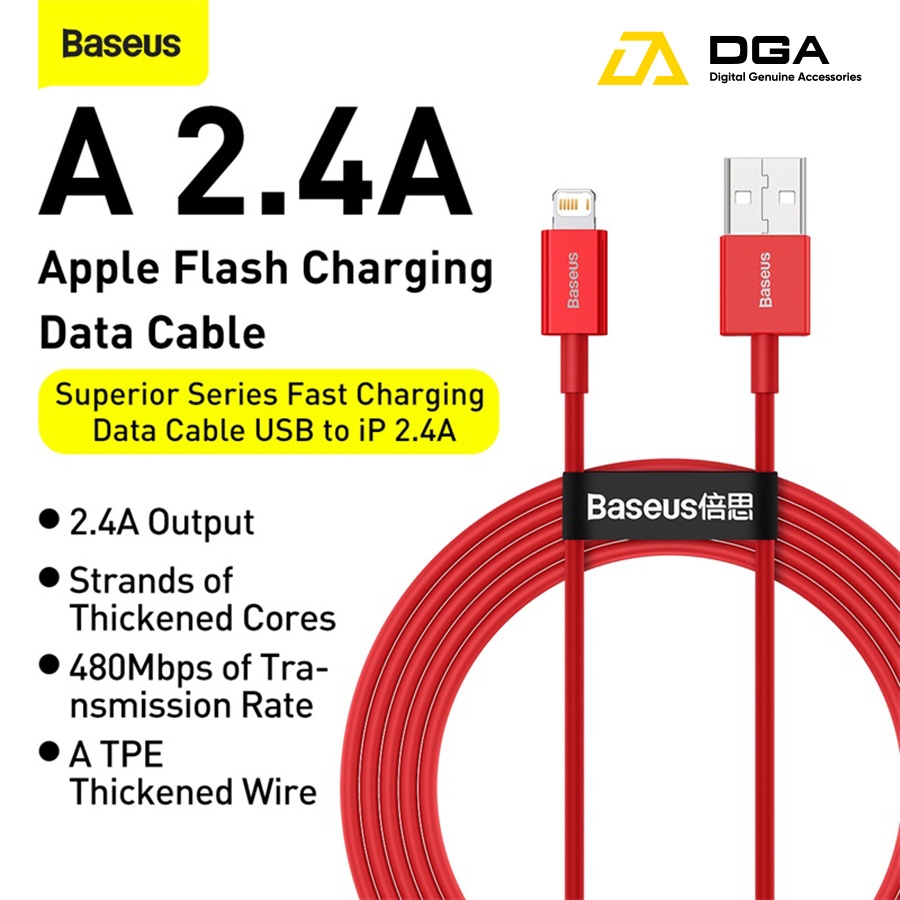 Cáp sạc lightning Baseus Superior Series Fast Charging Data Cable cho iPhone/ iPad