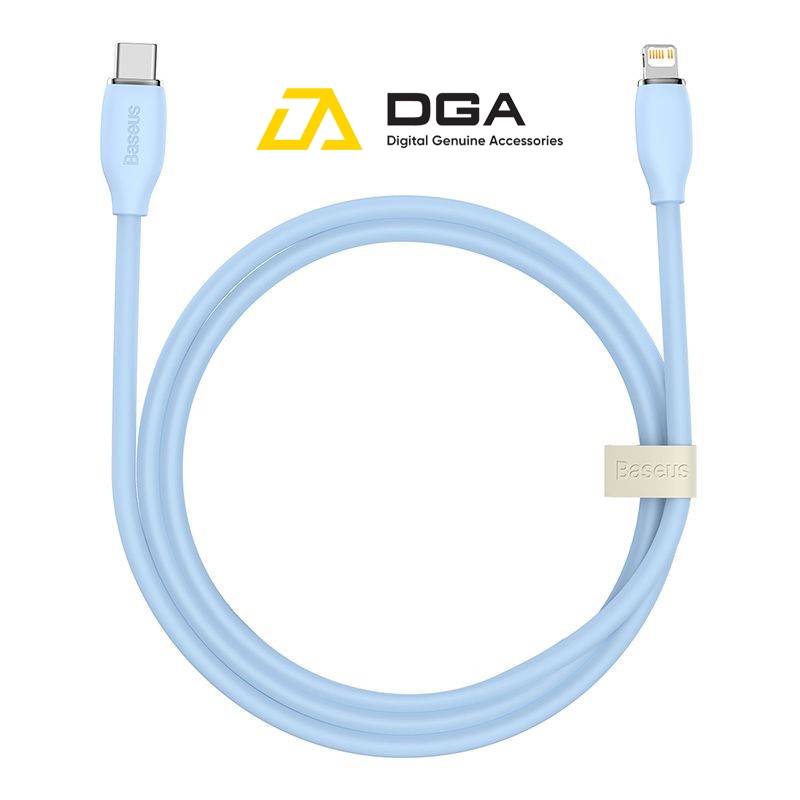 Cáp sạc nhanh C to Lightning 20W cho iPhone 12/13 Baseus Jelly Liquid Silica Gel Fast Charging Data Cable