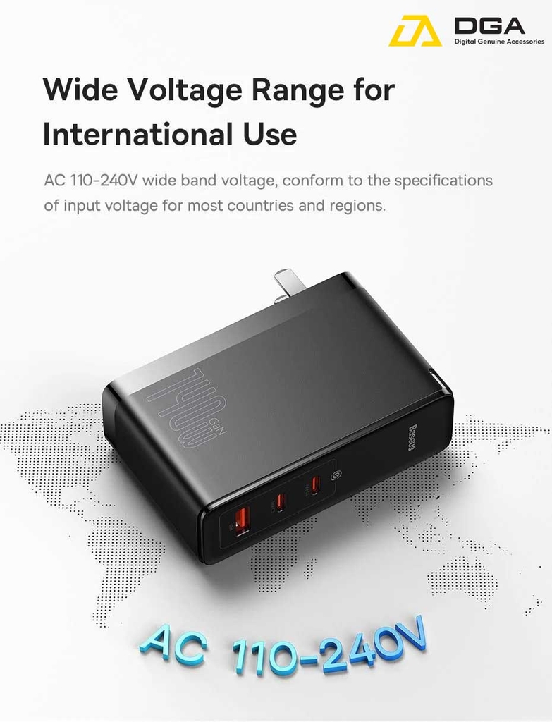 Cóc Sạc Nhanh Baseus GaN5 Pro Fast Charger 140W