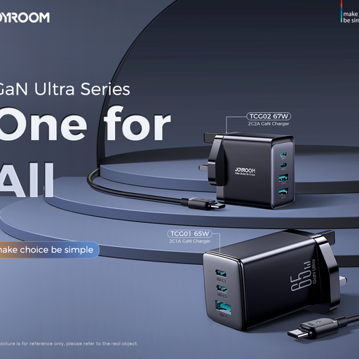 Cóc sạc Joyroom GaN Ultra TCG02 67W kèm dây sạc 100W C to C