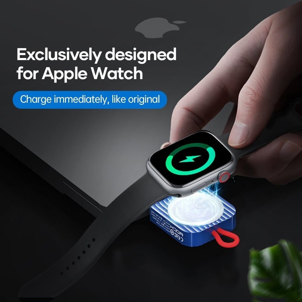 Đế Sạc Không Dây Mini cho Apple Watch ROCK SPACE W26 Remote Version Wireless Charger