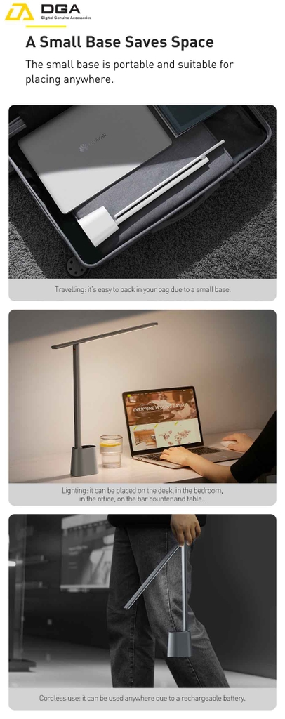 Đèn để bàn thông minh Baseus Smart Eye Series Charging Folding Reading Desk Lamp