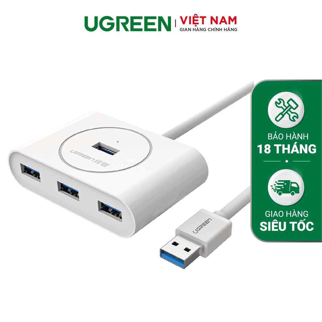 Hub mở rộng Ugreen USB 3.0 4 cổng CR113