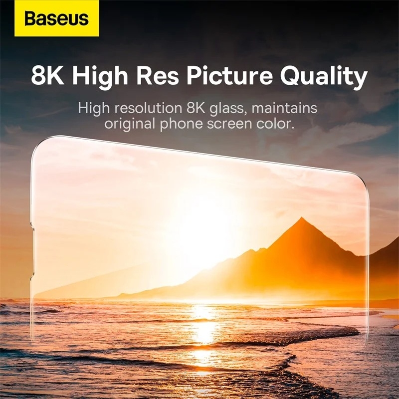 Kính Cường Lực Baseus All-glass Tempered Glass Film 0.3mm Cho iPhone 13/14 Series