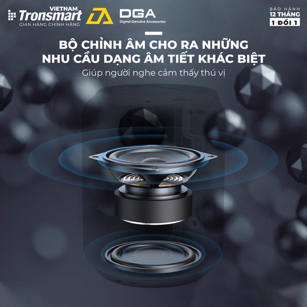 Loa bluetooth không dây Bluetooth 5.0 Tronsmart Element T6 Mini 15W Chống nước IPX6