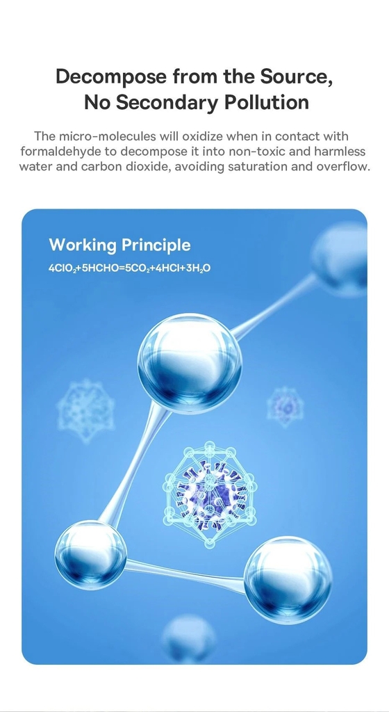 Máy Lọc Không Khí Siêu Phân Tử Baseus Formaldehyde Purifier Phun Sương Nano Loại Bỏ Formaldehyde