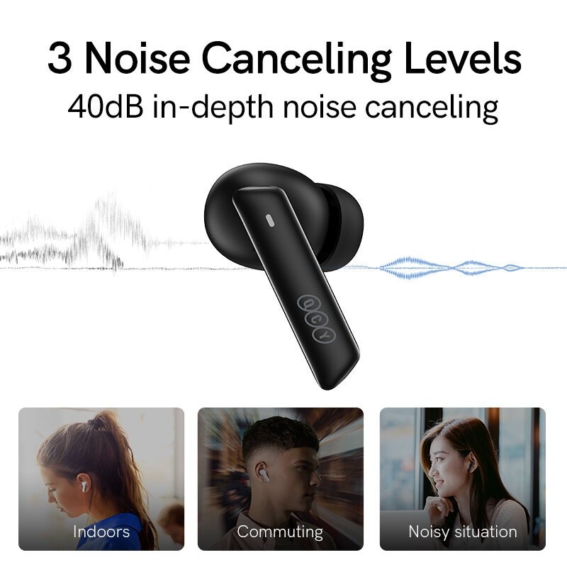 Tai nghe không dây QCY XIAOMI MeloBuds ANC chống ồn chủ động