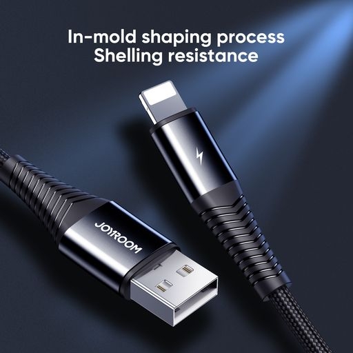 Cáp sạc Joyroom S-1230G4 3-in-1 charging cable(lightning+typec+micro)1.2M-black