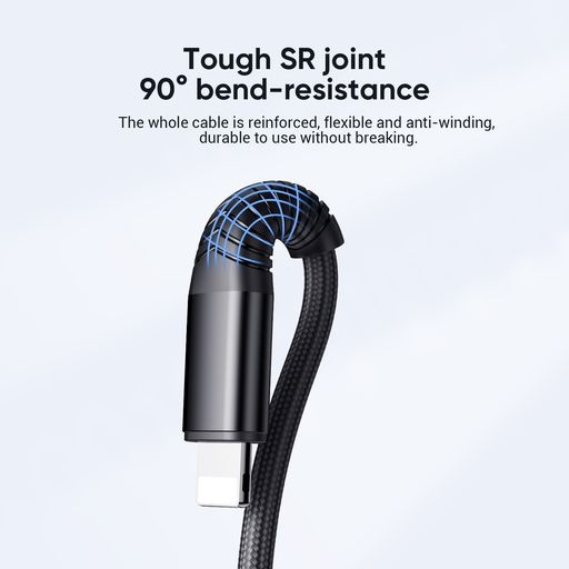 Cáp sạc Joyroom S-1230G4 3-in-1 charging cable(lightning+typec+micro)1.2M-black