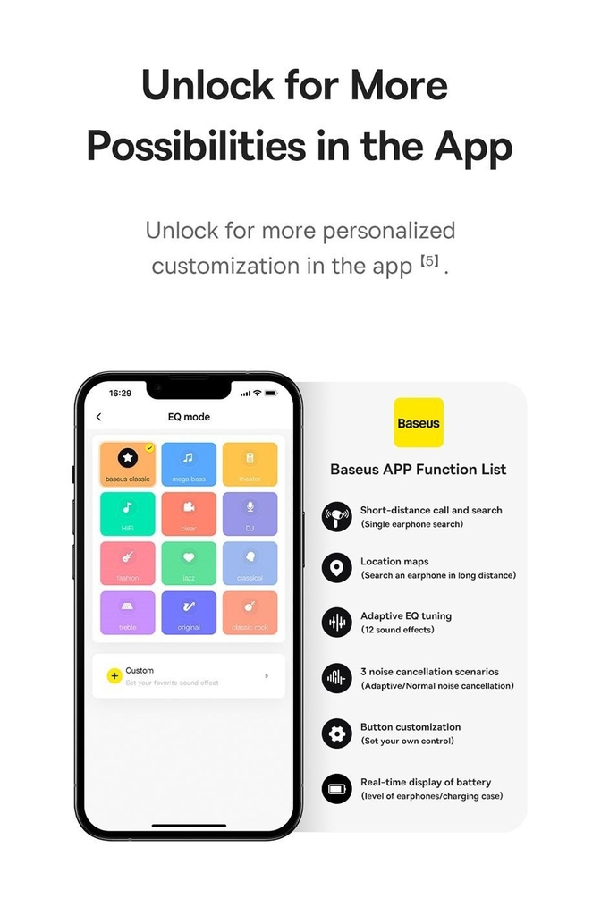 Tai Nghe Bluetooth Cao Cấp Baseus Storm 3 ANC TWS Earphones
