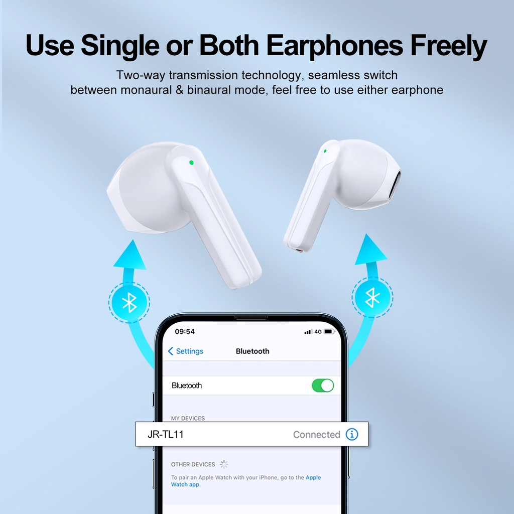 Joyroom JR-TL11 Dual-Mic ENC True Wireless Earphones