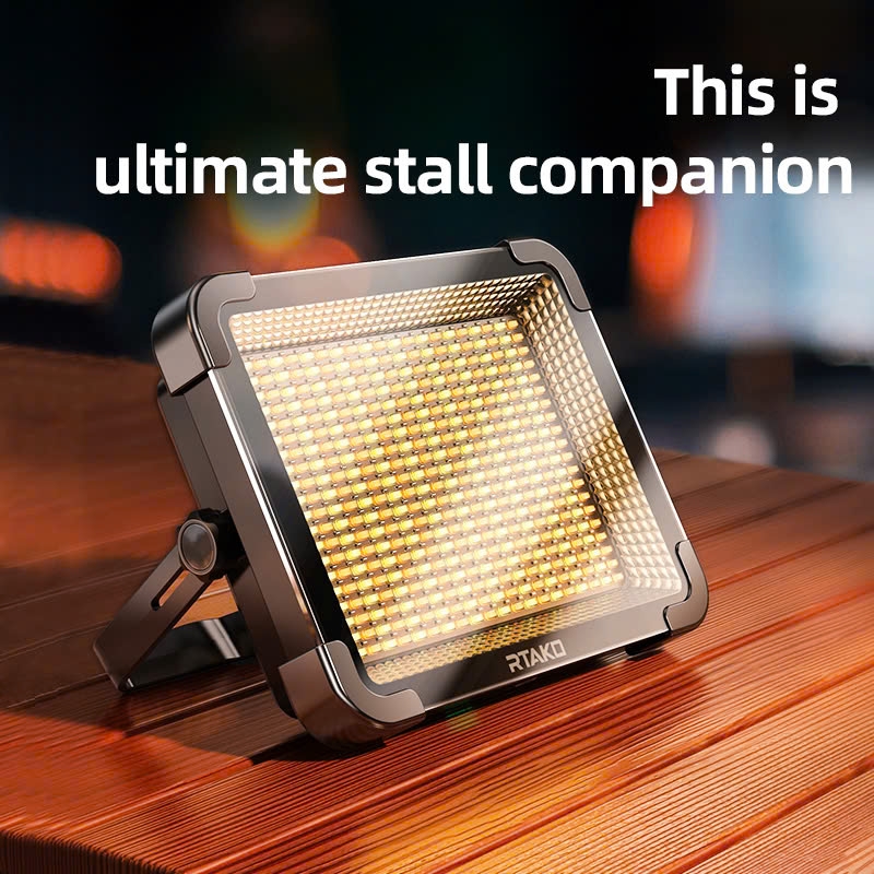 Đèn Bảng Sạc Đa Chức Năng RTAKO AR-GTB600T (10H, IP66, 4 Chế Độ Sáng, Xoay 360°, 6*18650mAh)