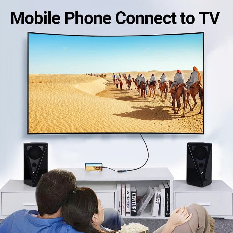 Bộ chuyển đổi Type C to HDMI Vention TDCBB (Round Cable)