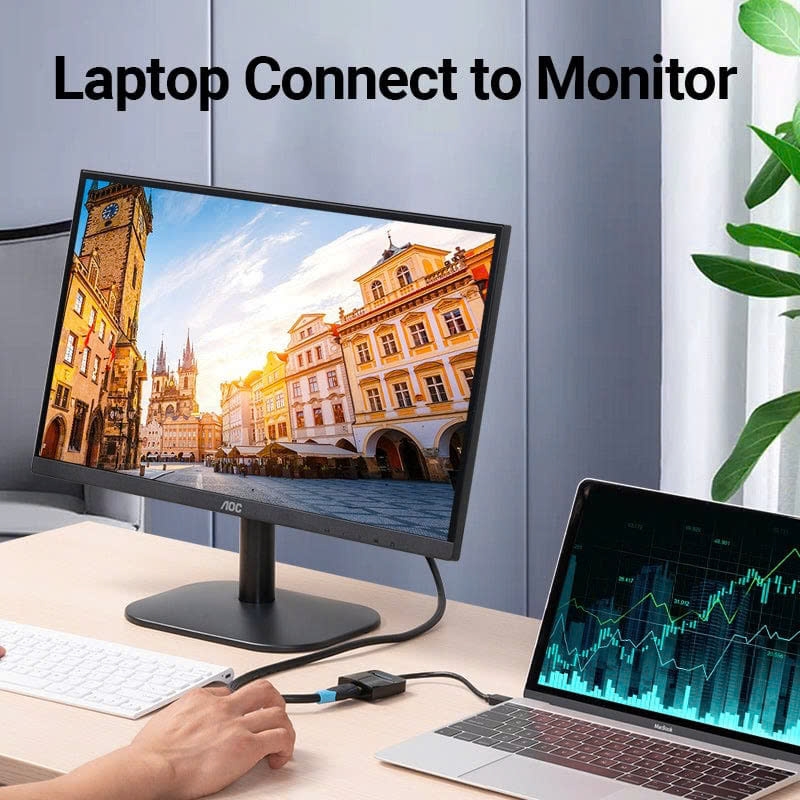 Bộ chuyển đổi Type C to HDMI Vention TDCBB (Round Cable)