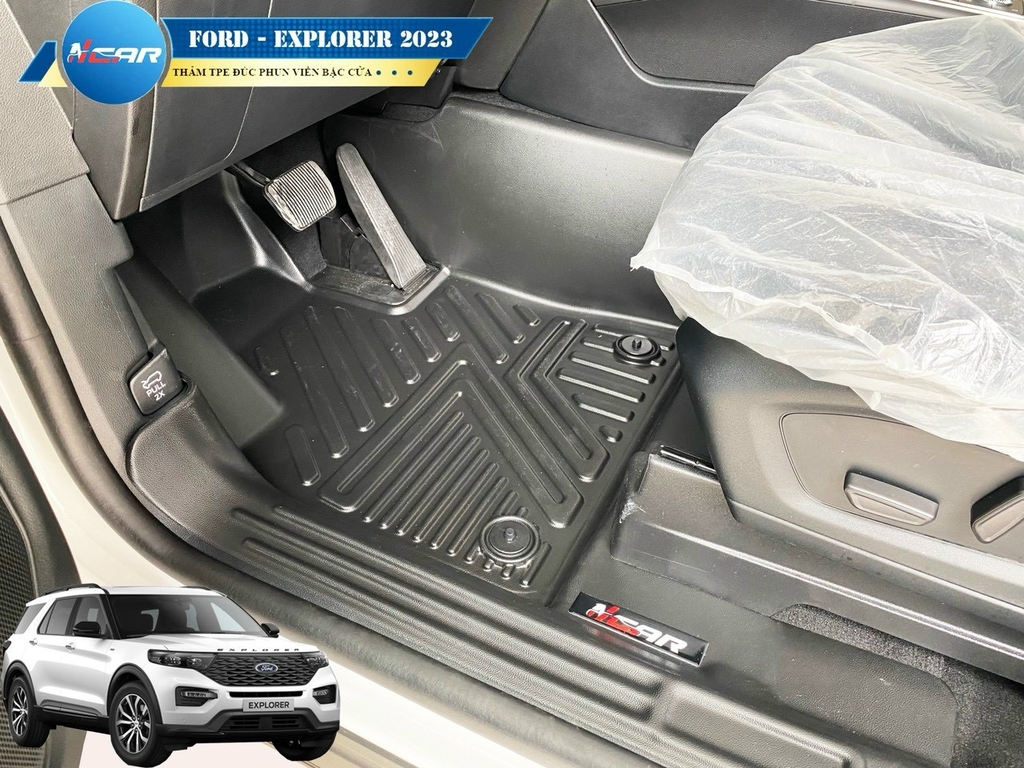 THẢM ĐÚC FULL VIỀN FORD EXPLOSER 2021-2023