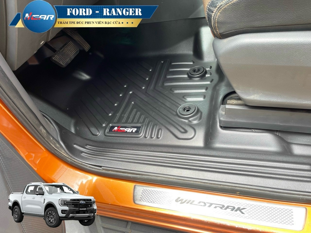 THẢM ĐÚC FULL VIỀN FORD RANGER 2021-2021