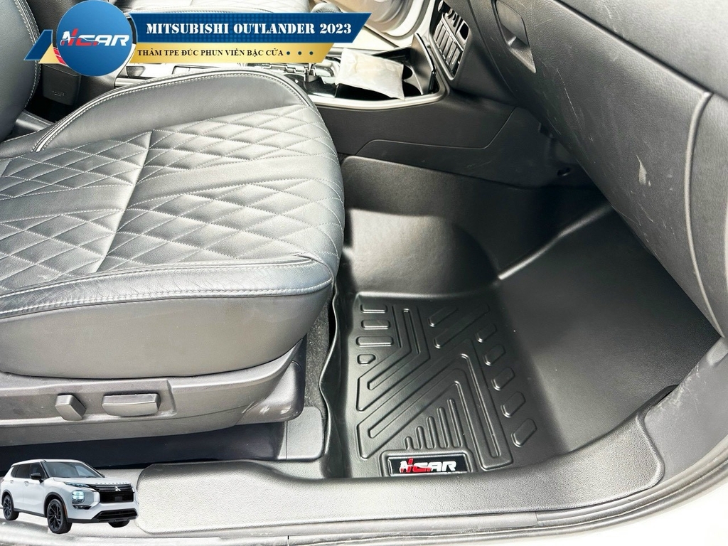 THẢM ĐÚC FULL VIỀN MITSUBISHI OUTLANDER 1 bản