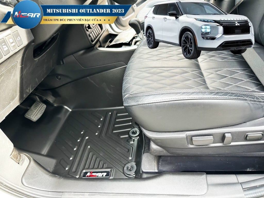 THẢM ĐÚC FULL VIỀN MITSUBISHI OUTLANDER 1 bản