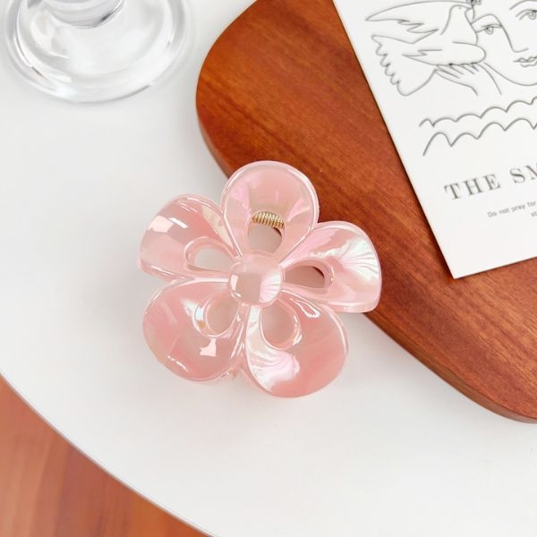 Kẹp tóc bông hoa - 2 màu - 7.8cm