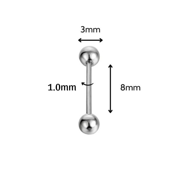 Khuyên đa năng - Có 6 size - Thép y tế