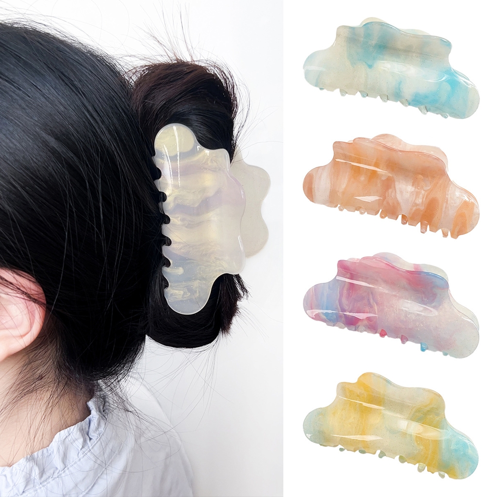 Kẹp tóc đẹp họa tiết dải ngân hà - Có 2 màu - 10.5cm