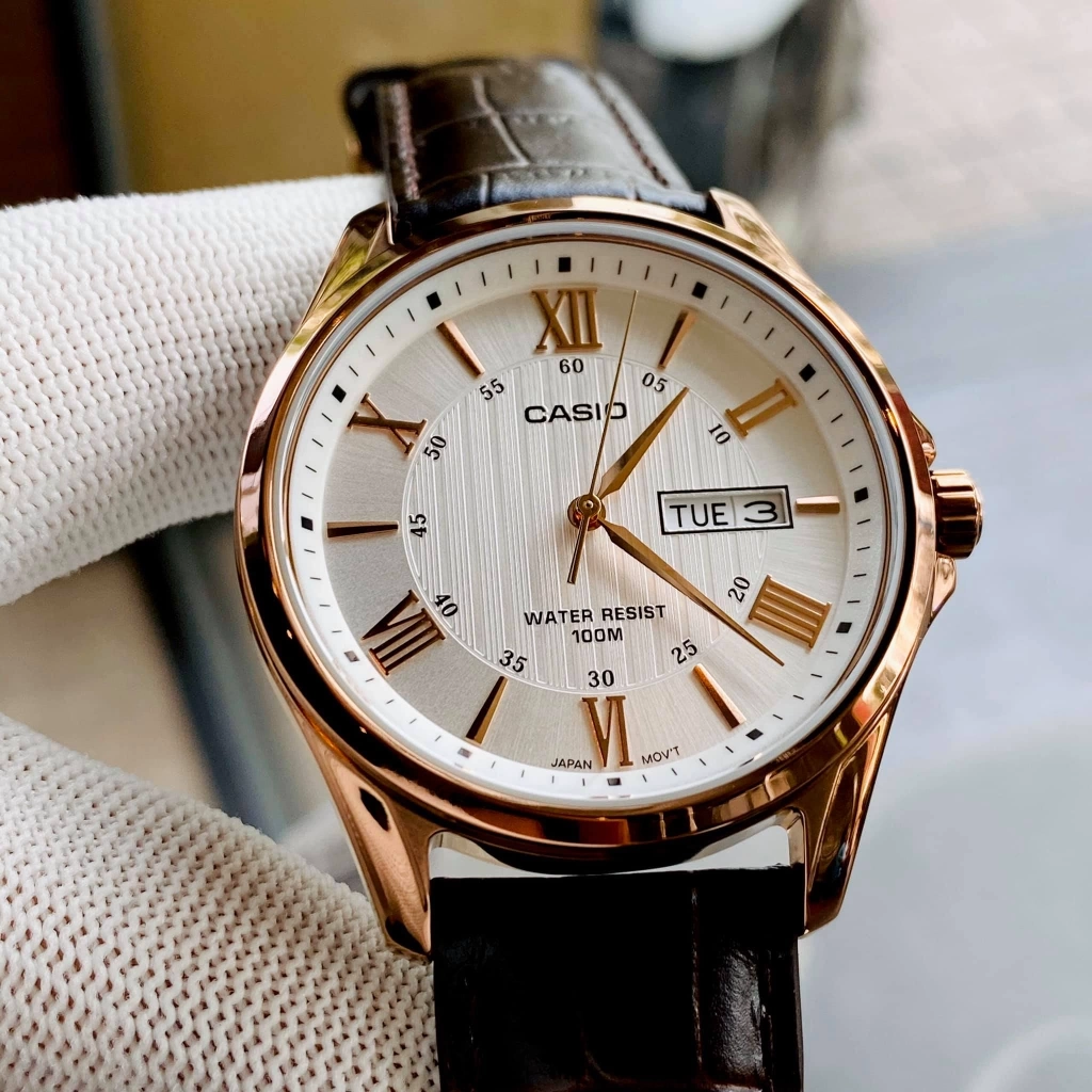Casio MTP-1384L-7AVDF | NAM | Dây da | CHính hãng