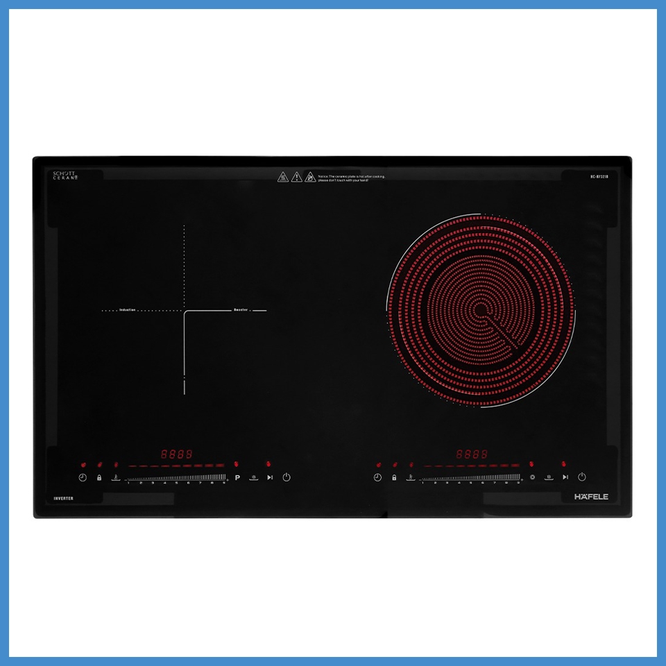 Bếp Điện Từ 2 Vùng Nấu HC-H7321B Hafele 536.61.856