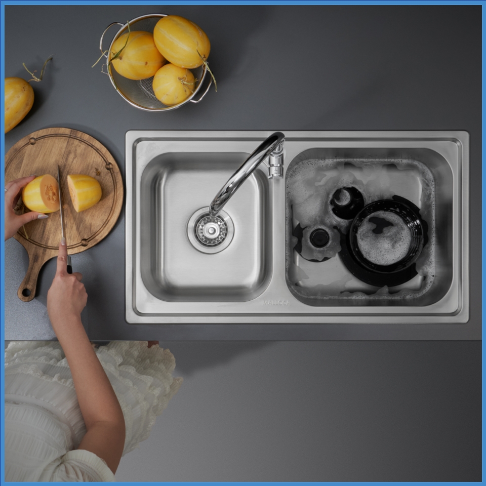 Chậu Rửa Chén Inox Malloca MS 2076E