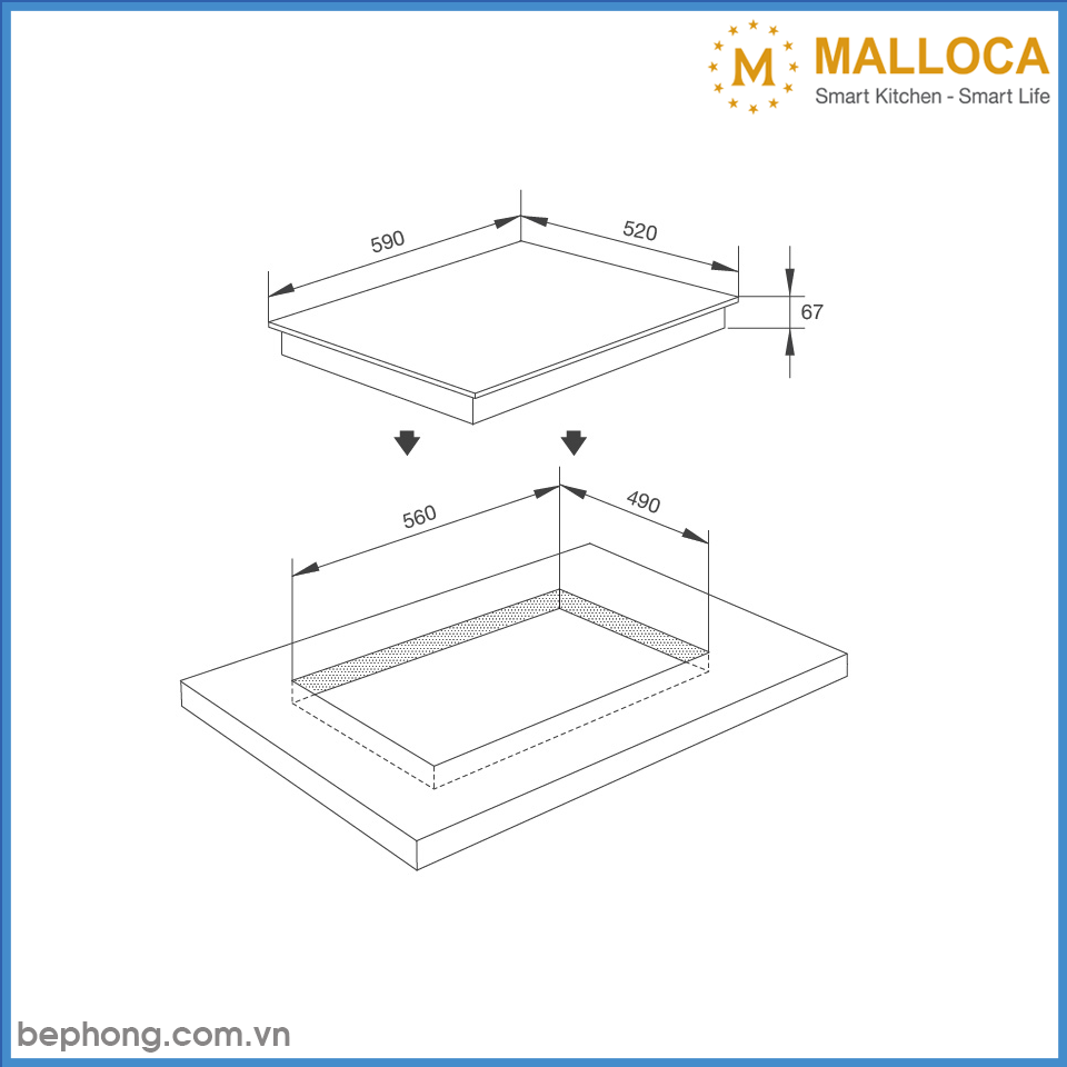 Bếp Điện Malloca MR 593