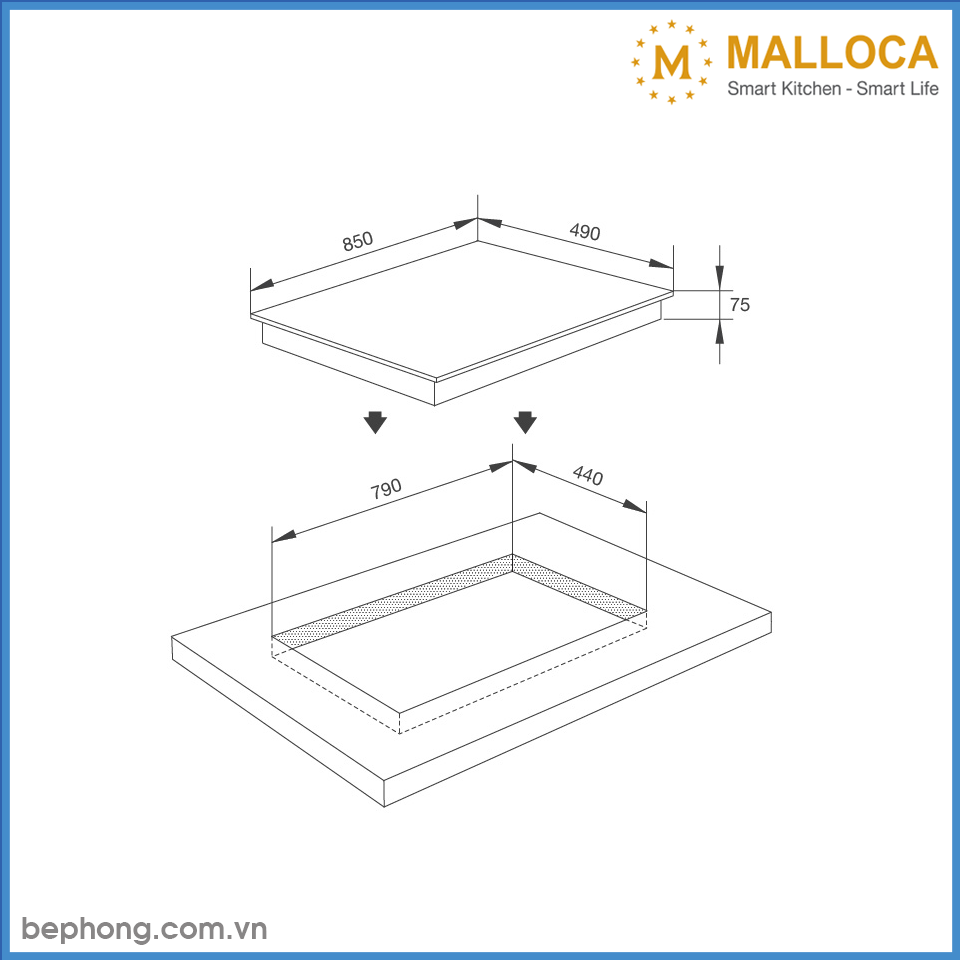 Bếp Gas Malloca AS 9602DG