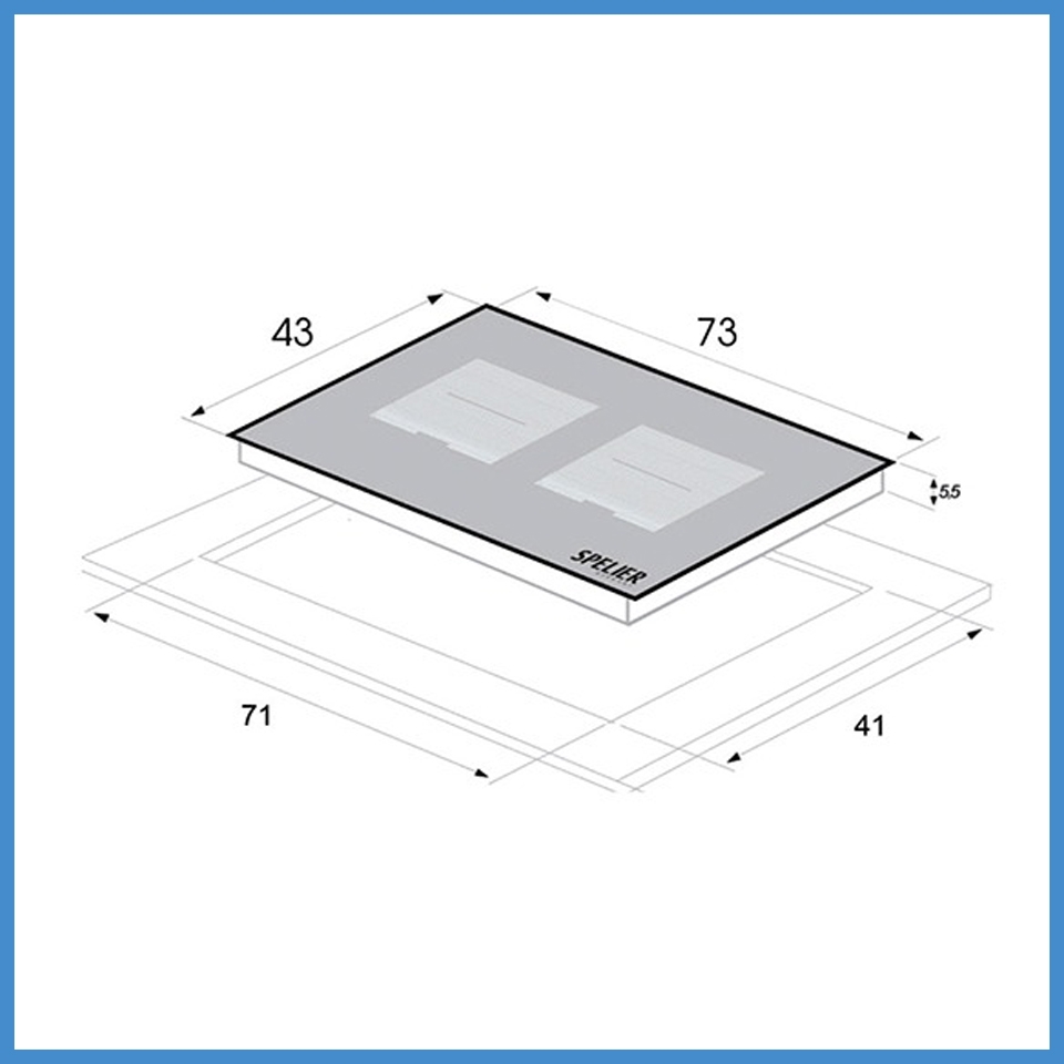 Bếp Từ Đôi Spider SPE IC 1189