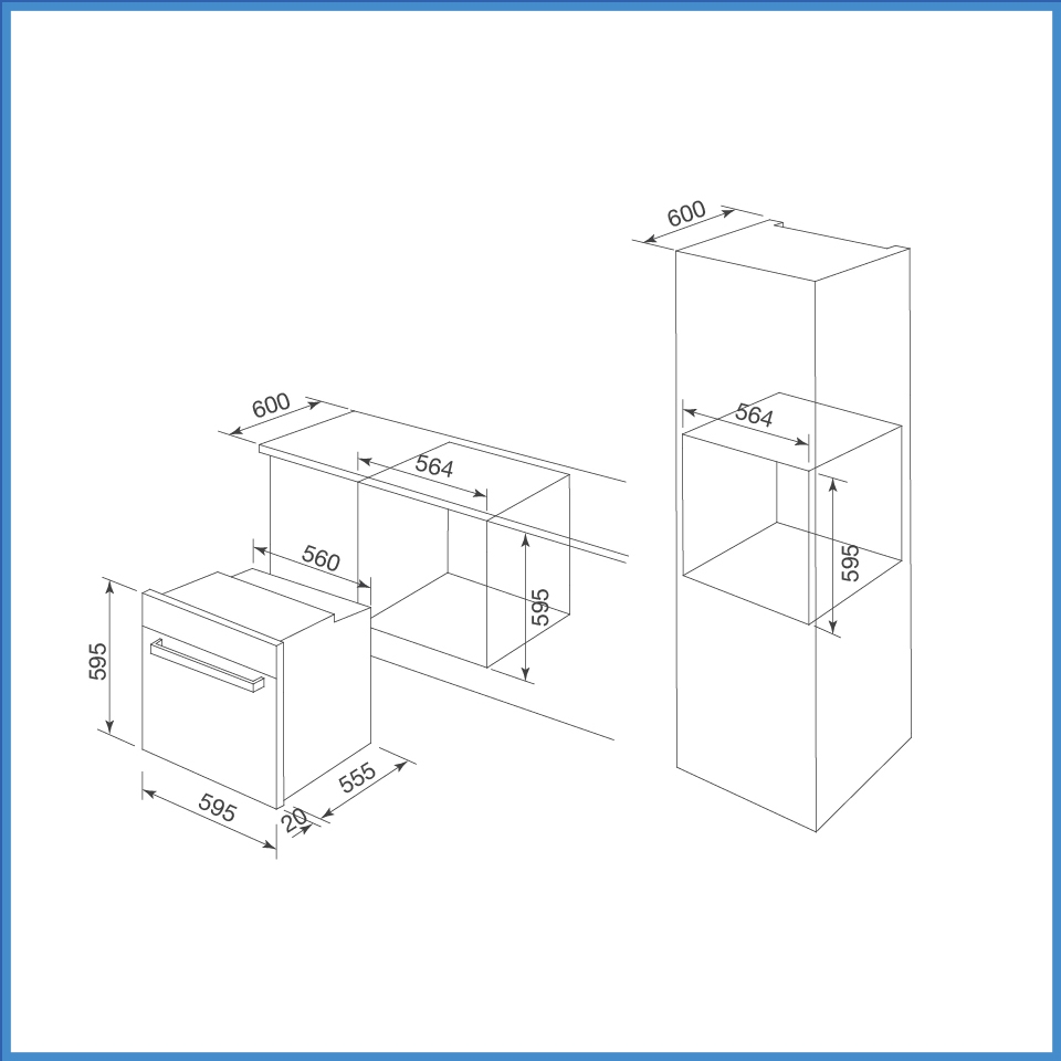 Lò Nướng Âm Tủ Malloca MOV-659S