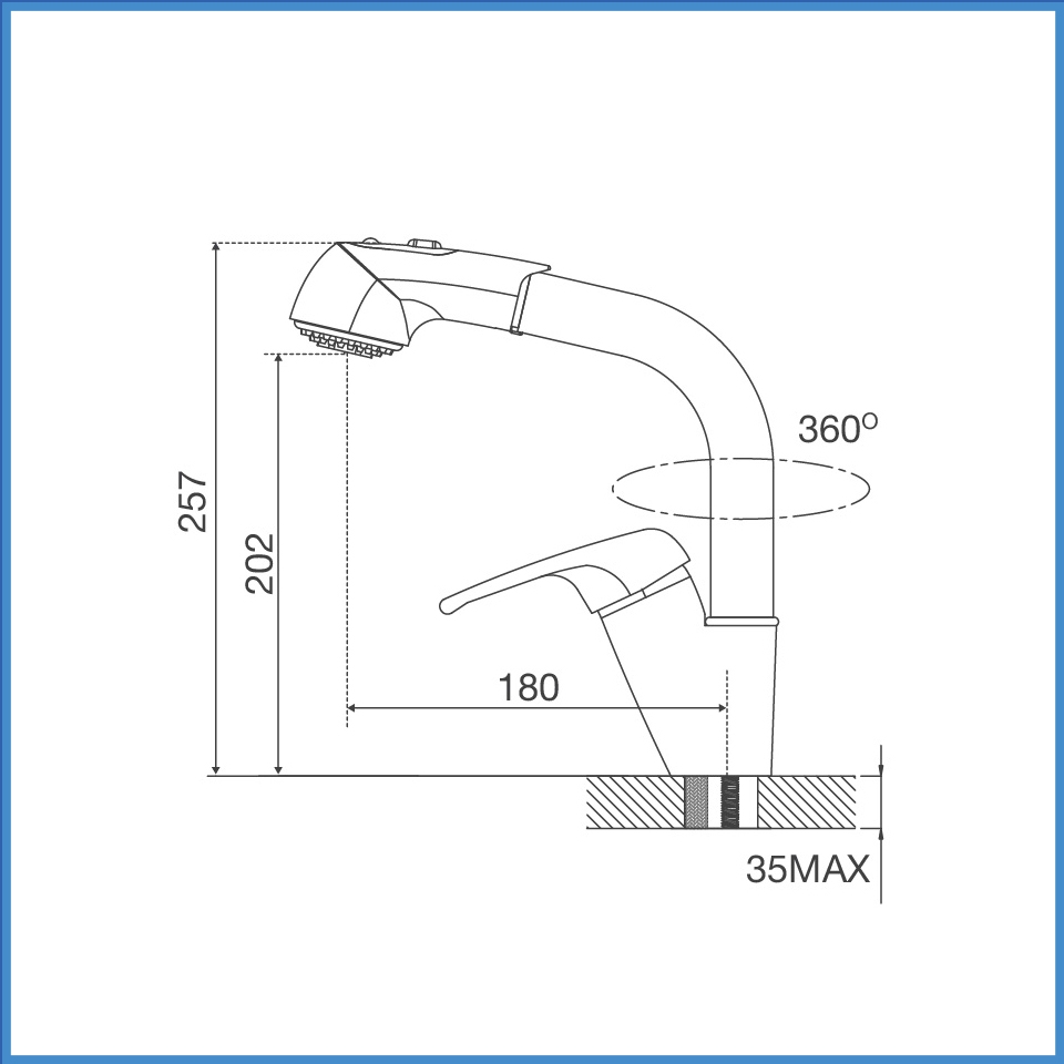 Vòi Chậu Rửa Chén Malloca K140