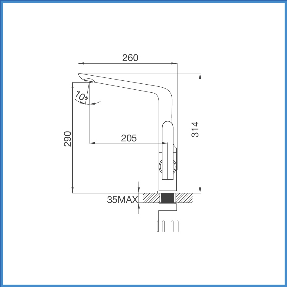 Vòi Chậu Rửa Chén Malloca K275C