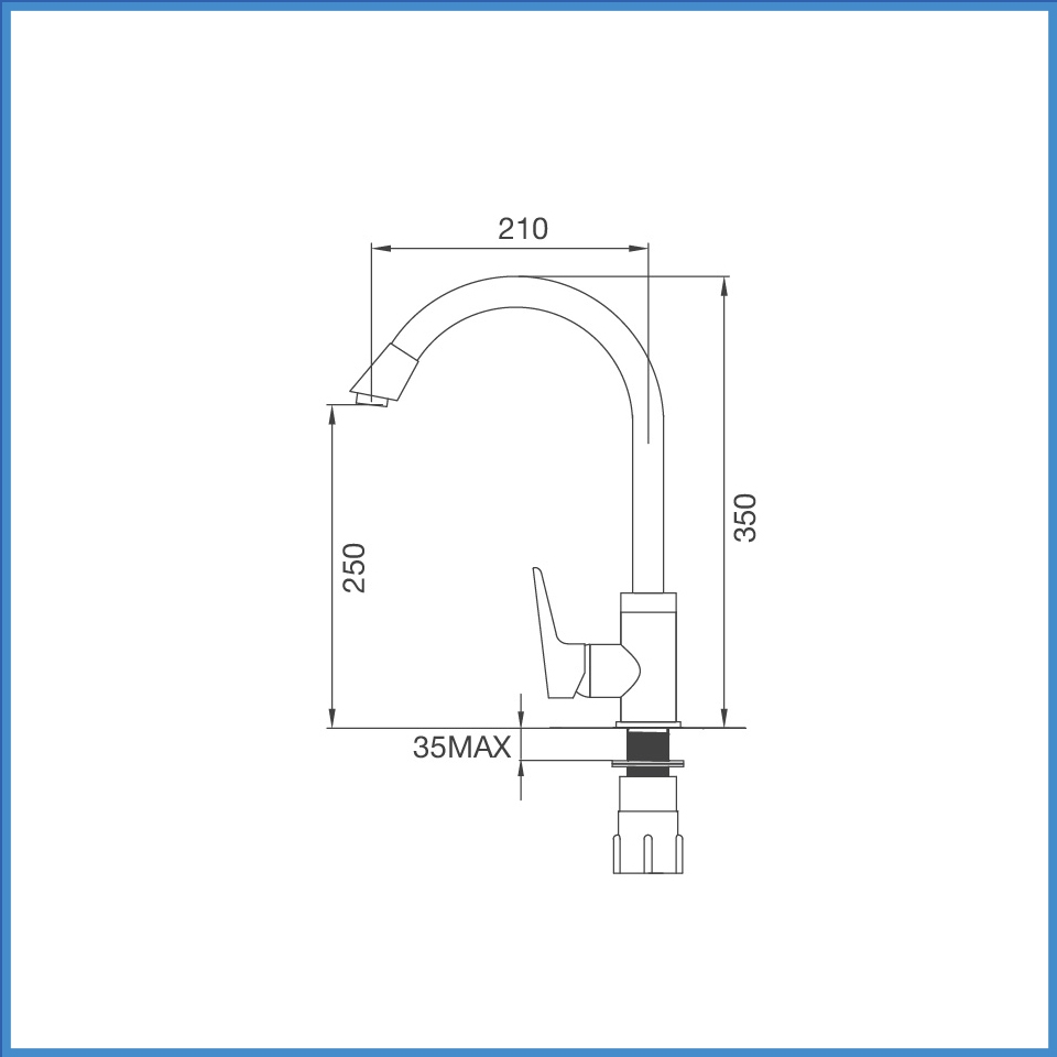 Vòi Chậu Rửa Chén Malloca K279N