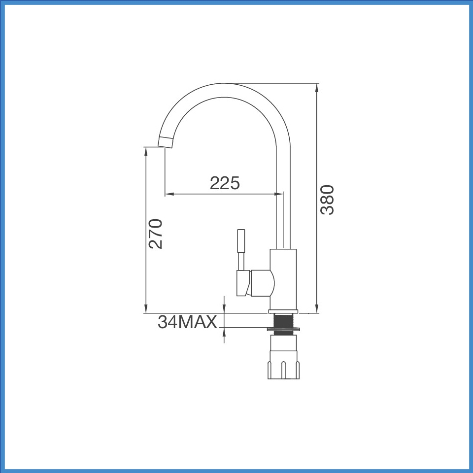 Vòi Chậu Rửa Chén Malloca K569-SN