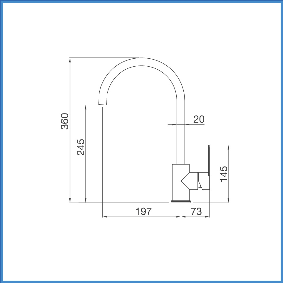 Vòi Chậu Rửa Chén Malloca MF-043