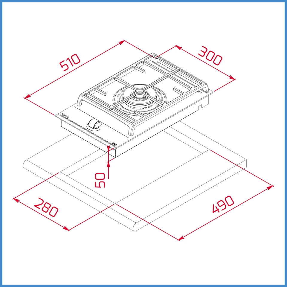 Bếp Gas Âm Teka GZC 31330 XBB