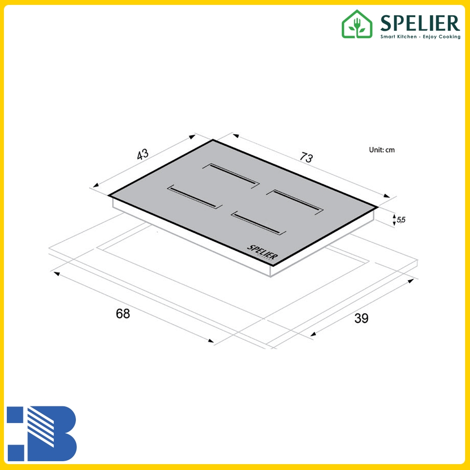 Bếp Từ Đôi Spider SPE IC 928 C/PLUS