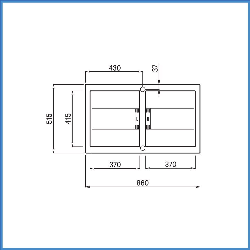 Chậu Rửa Chén Bằng Đá Malloca Smart K-450