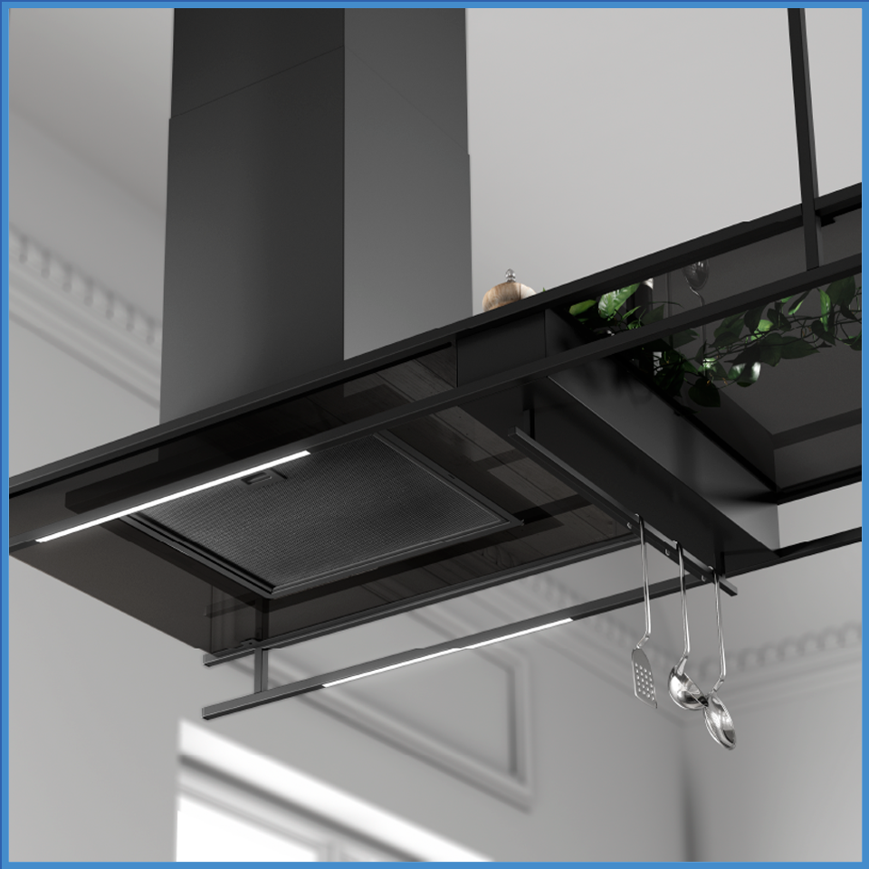 Máy Hút Mùi Đảo Malloca INDUST K140B