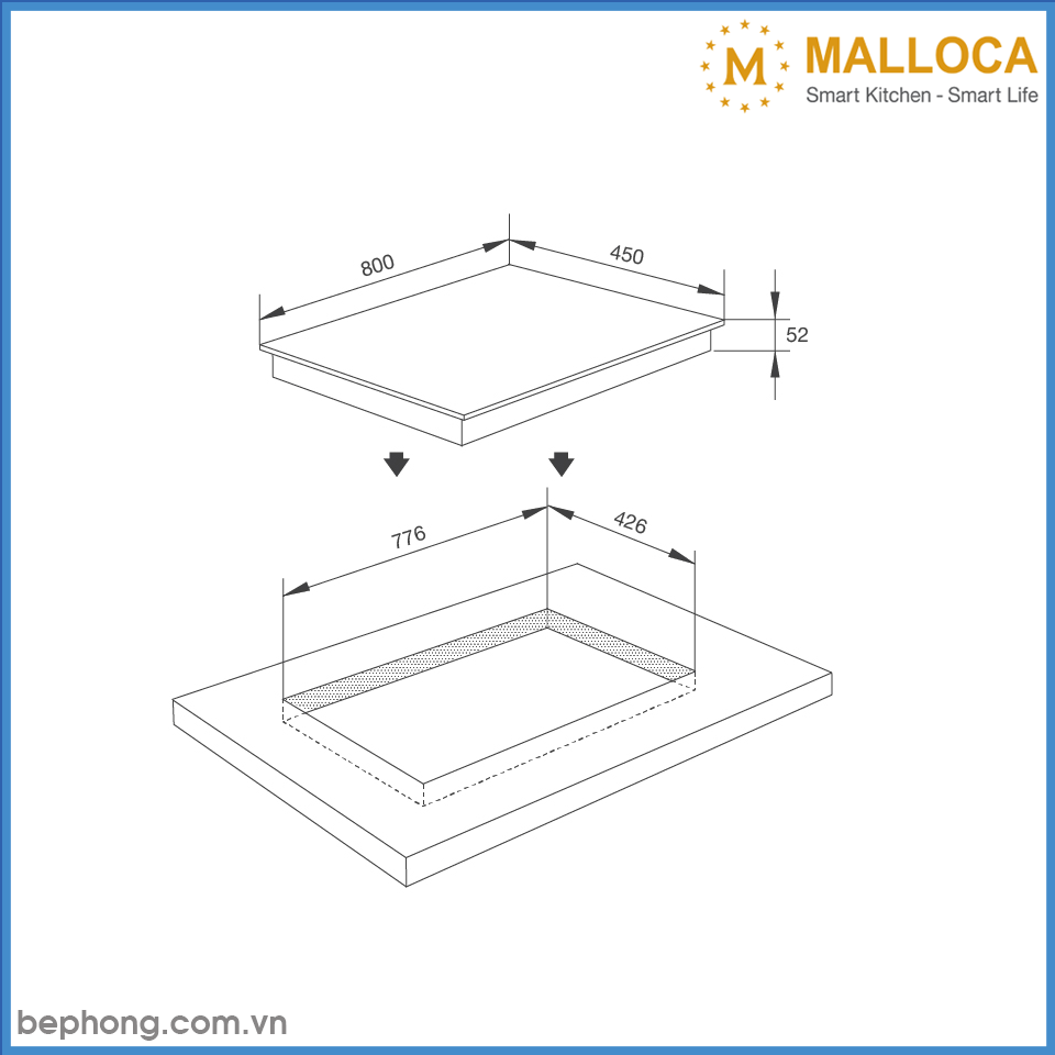 Bếp Từ Skylux Malloca MH-802